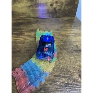 Feet‎ of Glow in Dark  Flexible Magic Tracks + Working Neon Blue Car